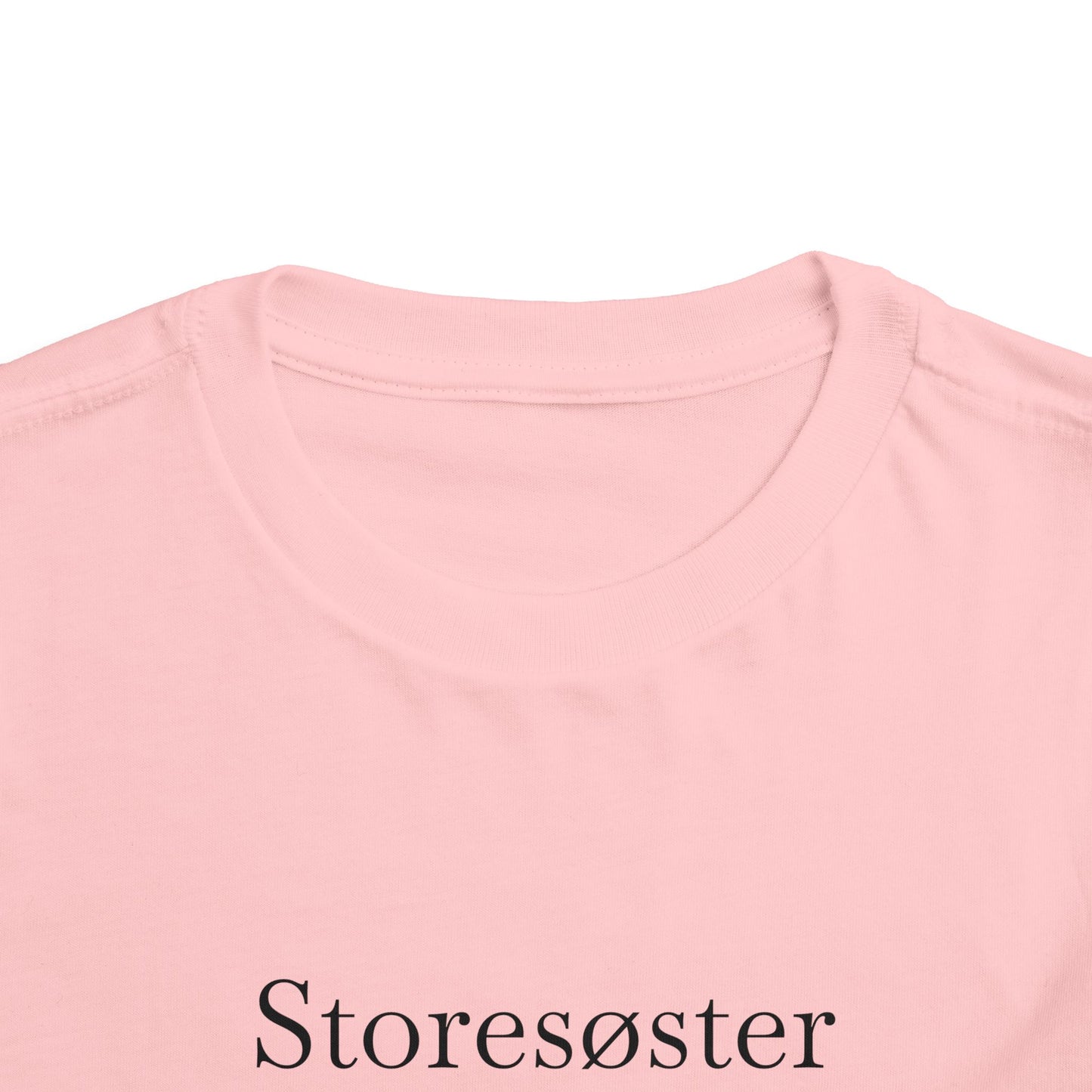 Storesøster T-skjorte for barn | Hvit og rosa