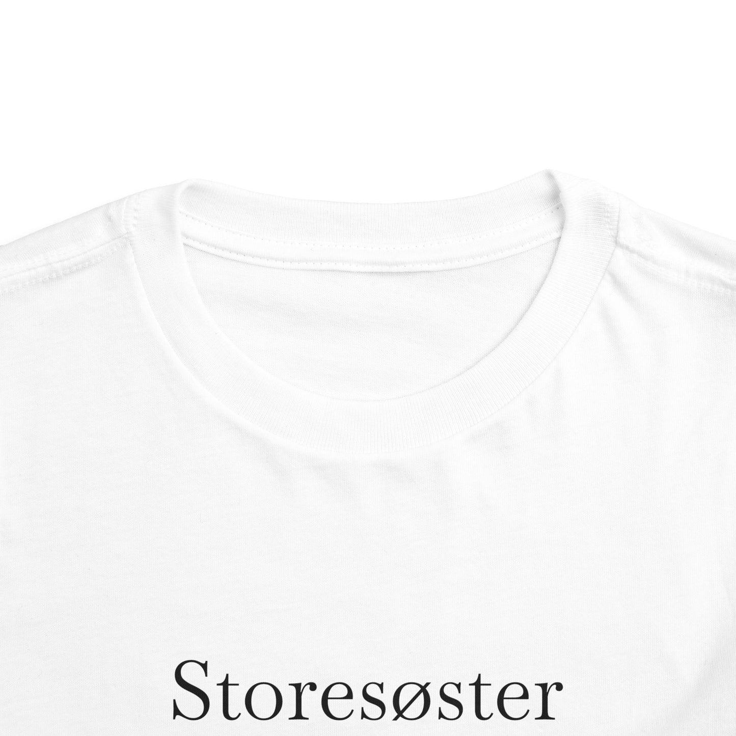 Storesøster T-skjorte for barn | Hvit og rosa