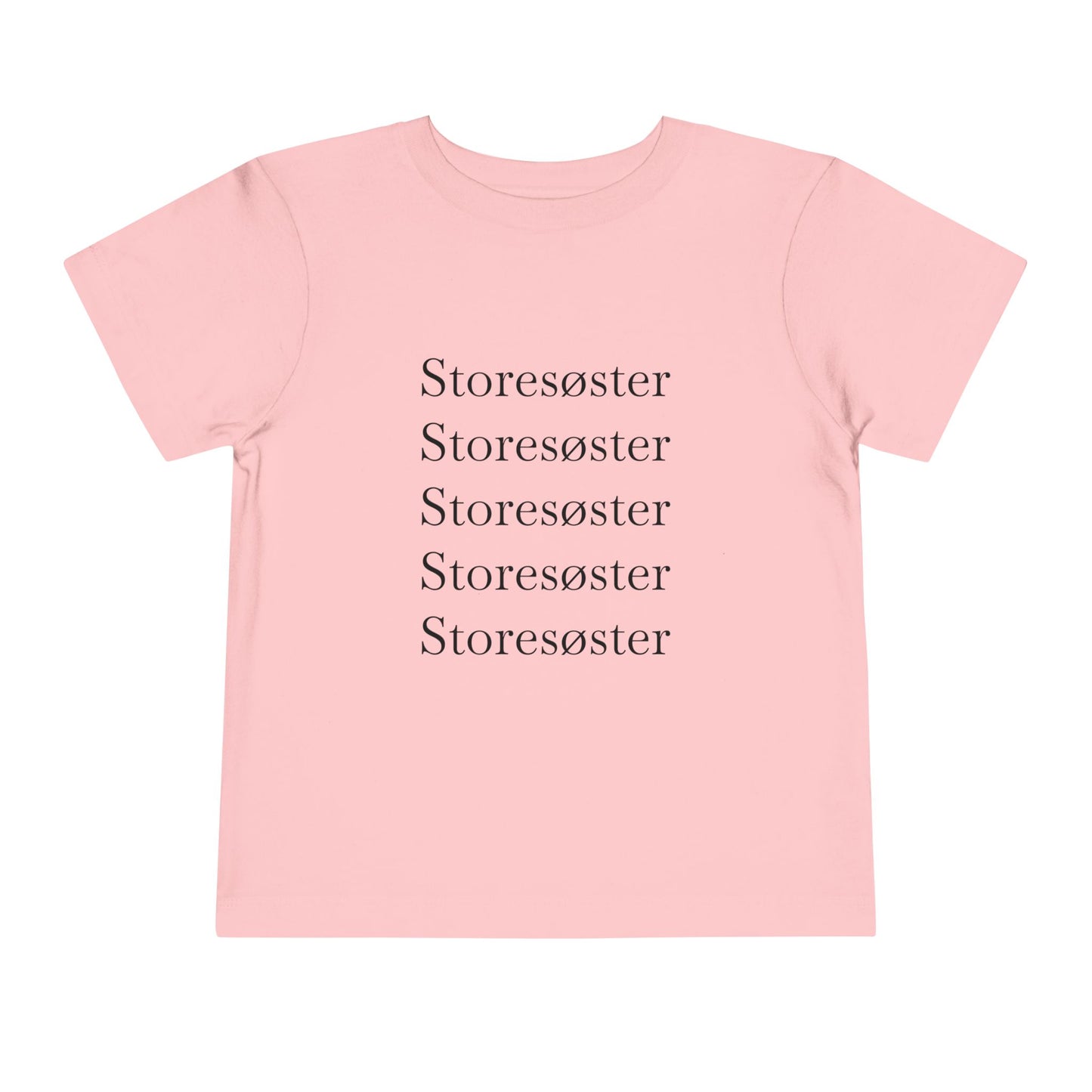 Storesøster T-skjorte for barn | Hvit og rosa